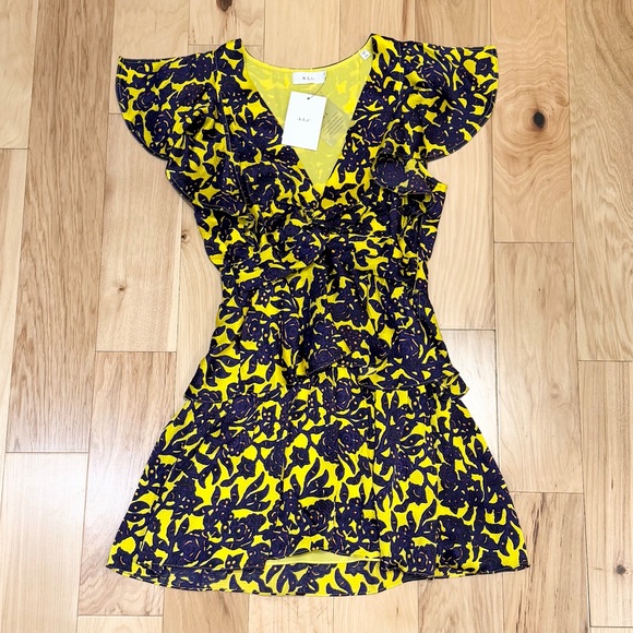 NWT A.L.C. Women’s Viera Silk Dress - Picture 5 of 8